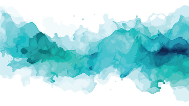 Abstract watercolor background image with a liquid