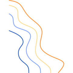 Abstract Wavy Line Doodle