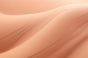 
Close-up photo of sand dunes texture in pastel brown shades, highlighting the smooth curves and ripples, capturing desert aesthetics.
