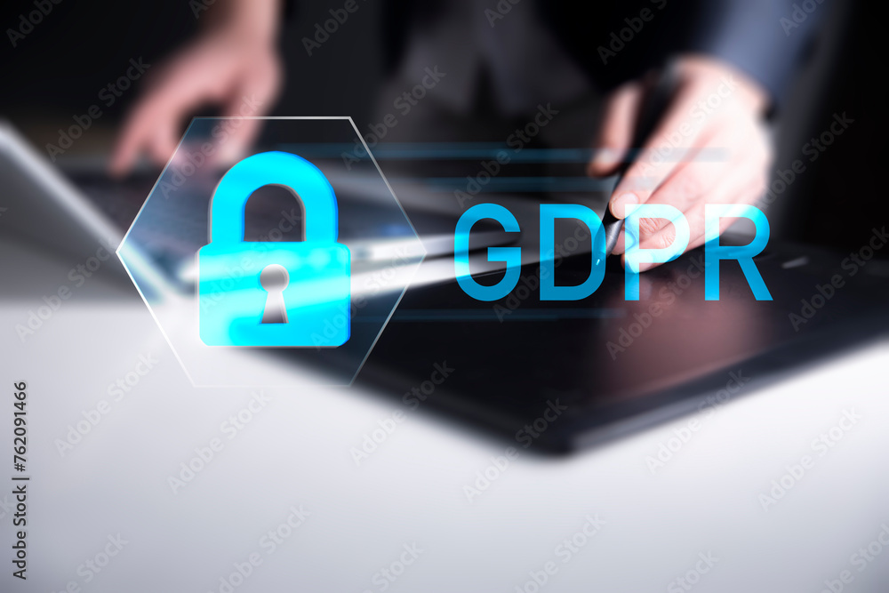 Canvas Prints gdpr. data protection regulation it technologist