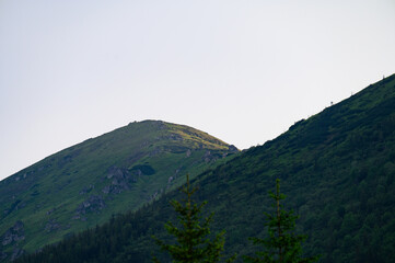 Mount Vukhaty Kamin in the Carpathians of Ukraine.