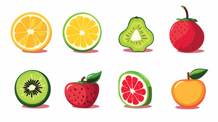 Fruit design over white background vector illustration