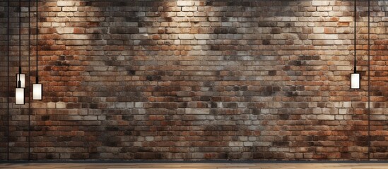Brick wall design in vertical orientation - obrazy, fototapety, plakaty