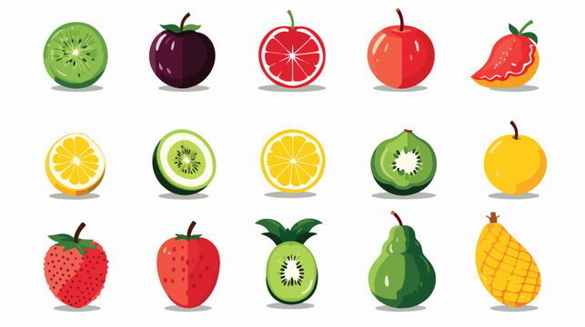 Fruit design over white background vector illustration
