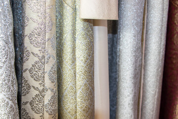 Thai pattern fabric, silk velvet Ready-made fabric Cloth for auspicious ceremonies extraordinarily beautiful Unique Thai background images