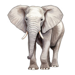 Elephant Clipart isolated on white background