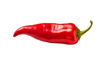 Foto op Plexiglas red hot chili pepper isolated on transparent background © PNG Lover