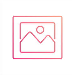 Picture  icon editable stock vector stock