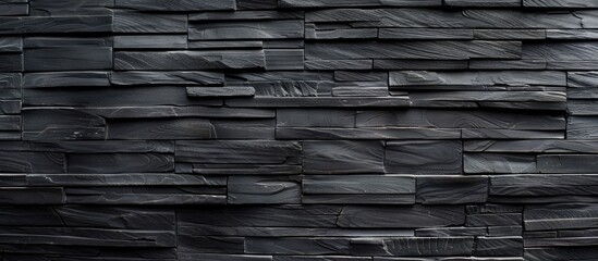 Black faux wood vinyl with wood plastic composite panels for interior and exterior wall decor.