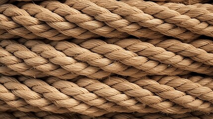 Close-up view of jute rope texture