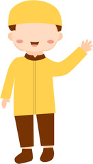 character cute muslim boy