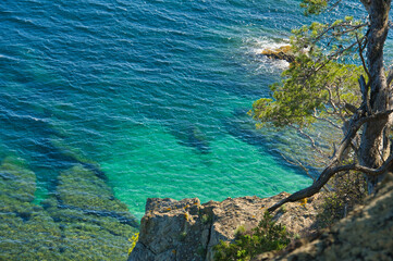 K&uuml;stenweg auf der Presque Ile de Giens in S&uuml;dfrankreich