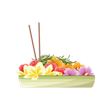 Canang sari, Balinese hindu daily offerings
