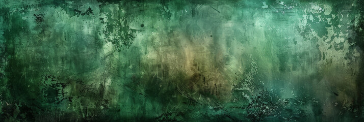 old green wall textures  background, vintage green wall, banner, green  distressed textured old wall
