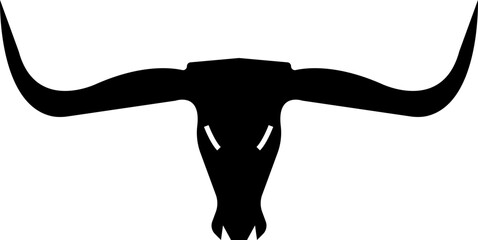 Bull and Cow head icon in Fill style. Farm Animal. Beef, milk, lactose symbol Suitable for many purposes. Elegance drawing art buffalo cow ox bull head design inspiration on transparent background.