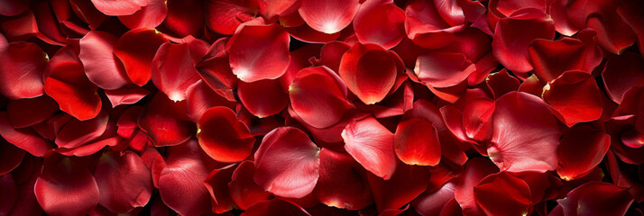 red rose on dark background, banner