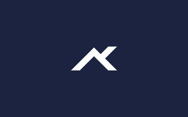 letter ak logo icon design vector design template inspiration