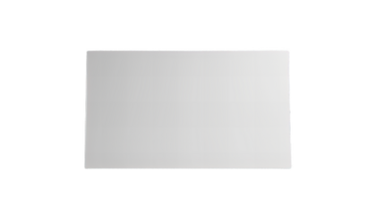 A white realistic office board, copy space for text.