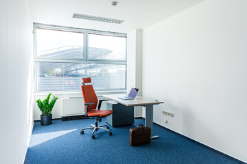 new clean office for business worker