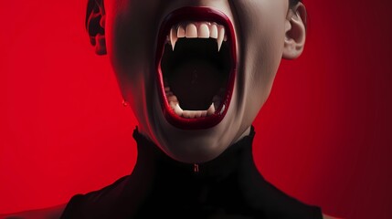 vampires, female vampires, gothic background, halloween image - obrazy, fototapety, plakaty