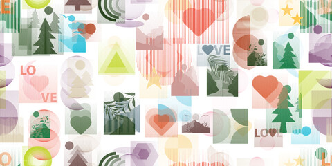 Seamless pattern with lines . Fabric pattern with striped Design elements .Repeating  lines .Geometric shape. Dynamic geometrical Endless overlay texture.