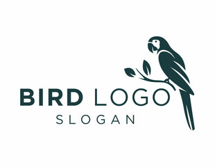 Logo design about Bird on a white background. made using the CorelDraw application. - obrazy, fototapety, plakaty