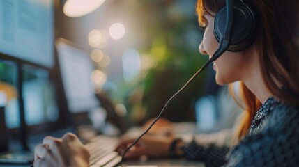 Customer support experience in e-commerce by a customer service representative assisting a shopper with their inquiries or concerns via live chat or phone call, generative AI