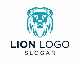 Logo design about Lion on a white background. made using the CorelDraw application.