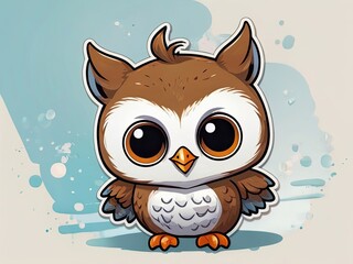 Fototapeta premium owl on a branch