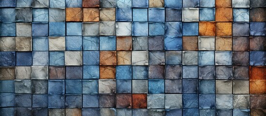 Background with textured tiles