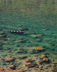 cleanest rive rf asia, dwaki, meghalay