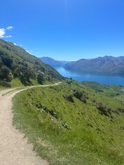 Roys Peak Track in Wanaka, South Island of New Zealand	
