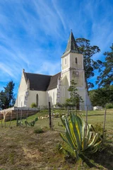 Fototapeten Lutheran Mission church, Haarlem, Langloof valley, Western Cape. © Adrian