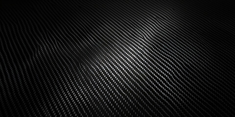 Black carbon fiber background with dark gradient, carbon texture for modern design, black background banner - obrazy, fototapety, plakaty