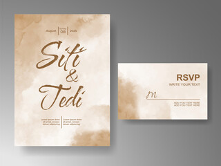 Cover template with watercolor background. Design for your cover, date, postcard, banner, logo.