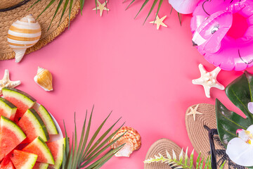 Hello summer holiday background