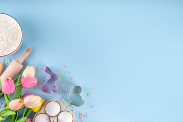 Easter baking background
