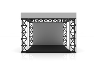 STAGE MOCKUP RIGGING SIZE 4 X 3 M, POLE DIAMETER 40 CM