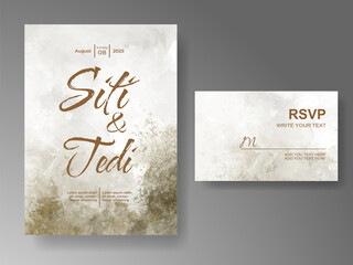 Cover template with watercolor background. Design for your cover, date, postcard, banner, logo.