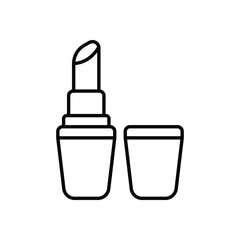 Thin line Lipstick vetor icon