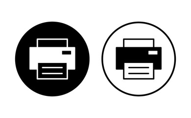 Print icon set. printer icon vector.