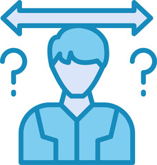 Uncertainty Vector Icon