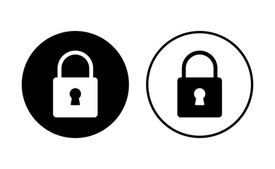 Lock icon set. Padlock icon vector. Encryption icon. Security symbol