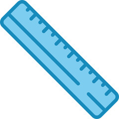 Straight Ruler Vector Icon