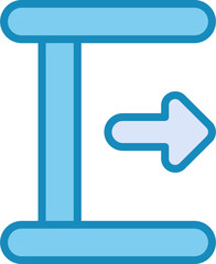 Slide Rule Vector Icon