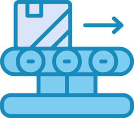 Conveyor Belt Vector Icon