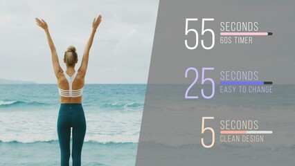 Modern Exercise Animated Countdown Timer