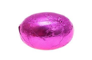 chocolate eggs isolated