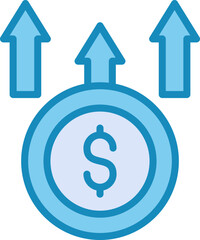 Obraz premium Cost Vector Icon
