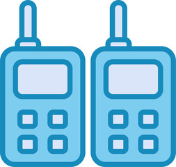 Two way Radio Vector Icon
